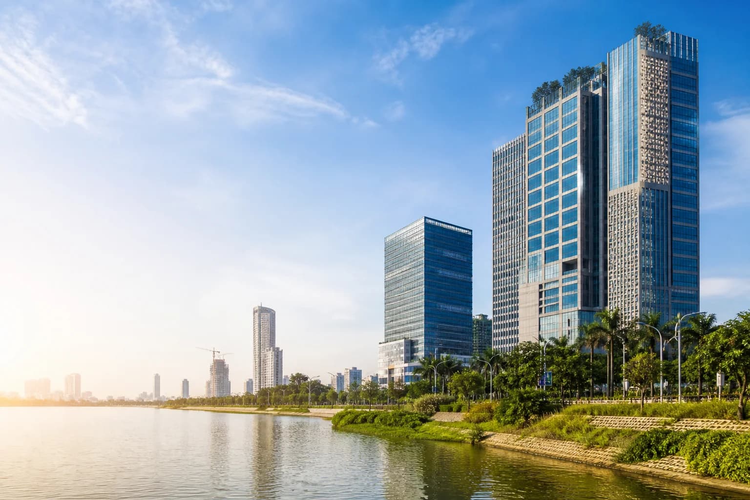 Modern Bangladesh city skyline representing BCMC Group vision